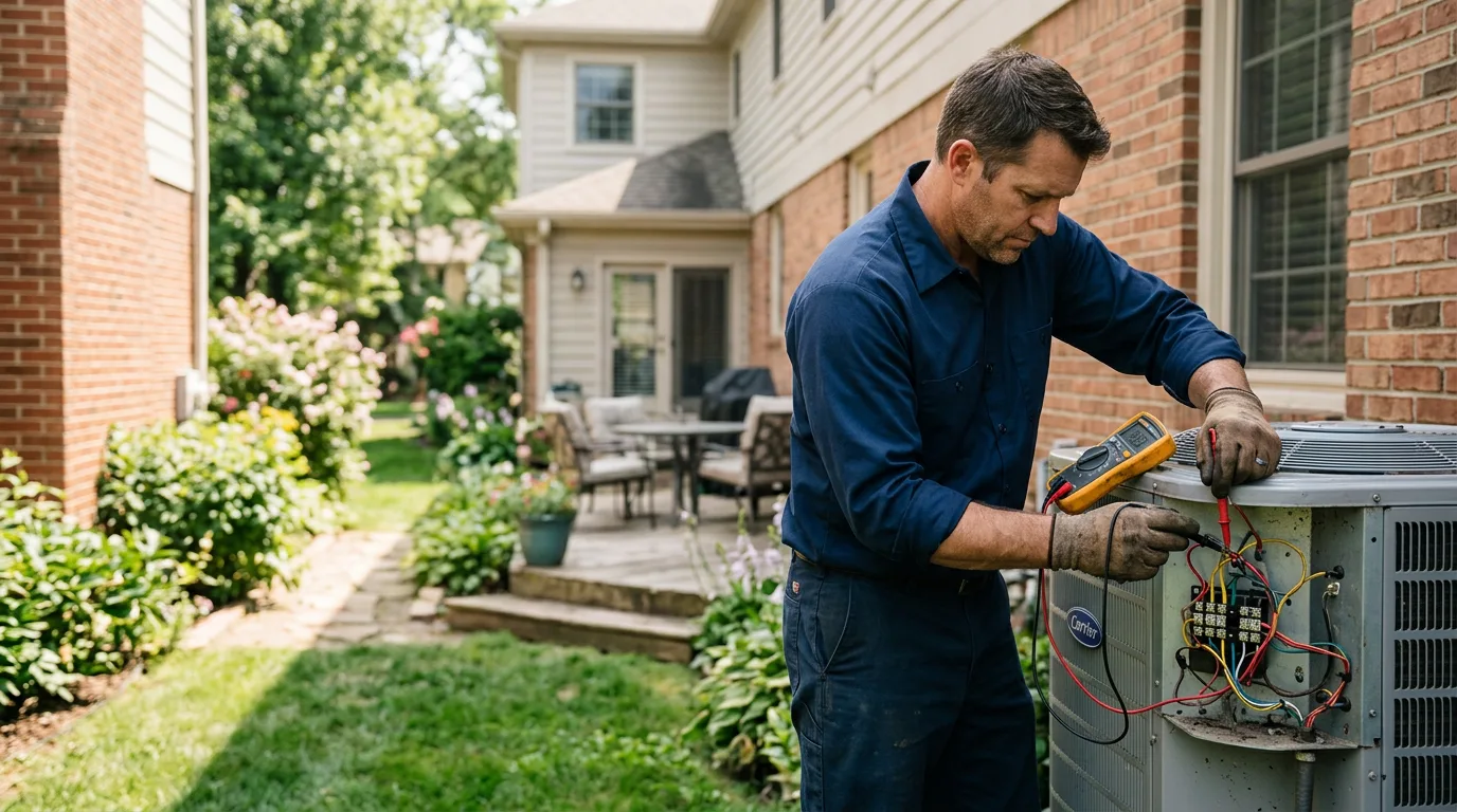 HVAC technician working near Monterey, MA